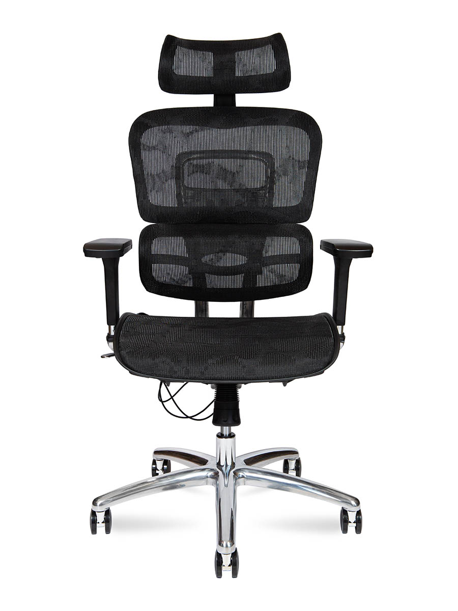 Кресло для руководителя Norden Крон / Kron aluminium black